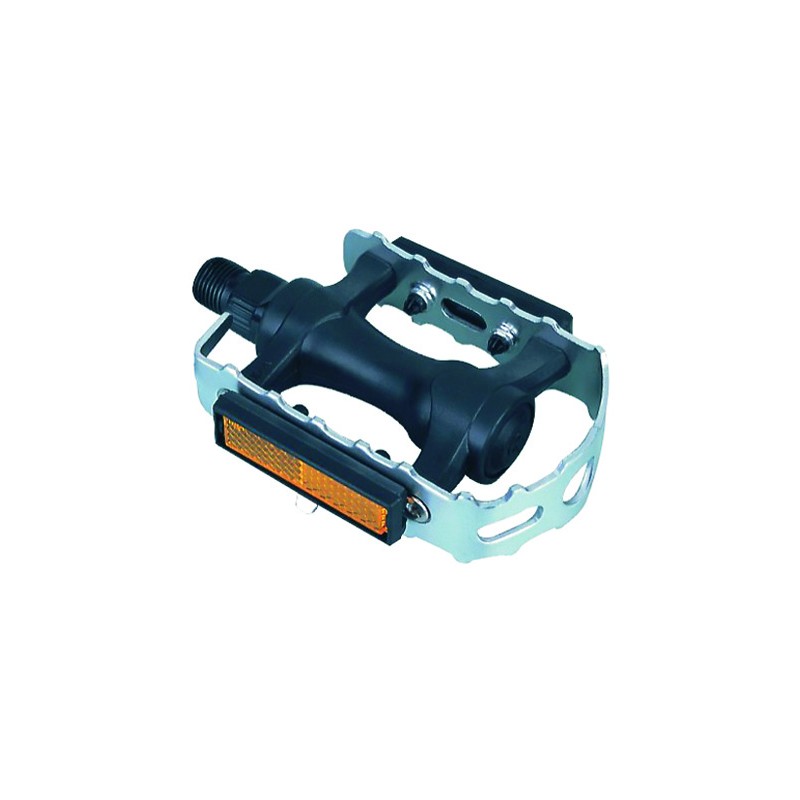 POINT Pedale Mtb alu plastic srebrno/crne