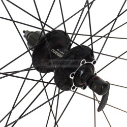 Kotač stražnji 27.5" X6 QR disc kazeta orange rim/black spokes