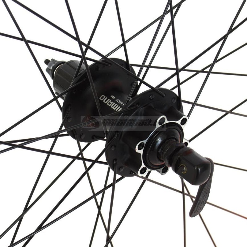 Kotač stražnji 27.5" X6 QR disc kazeta orange rim/black spokes