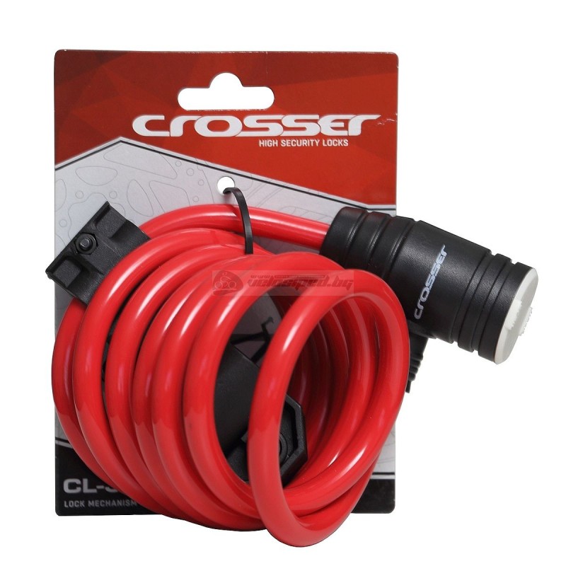 CROSSER Lokot za bicikl CL-369 10 x 1800mm red