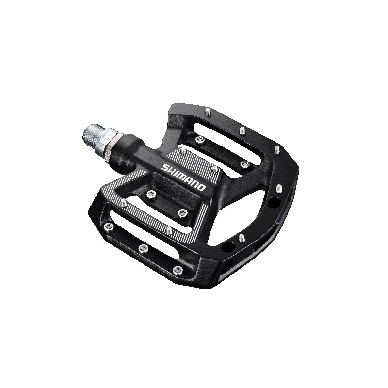 SHIMANO Pedale PD-GR500 flat bez reflektora crne