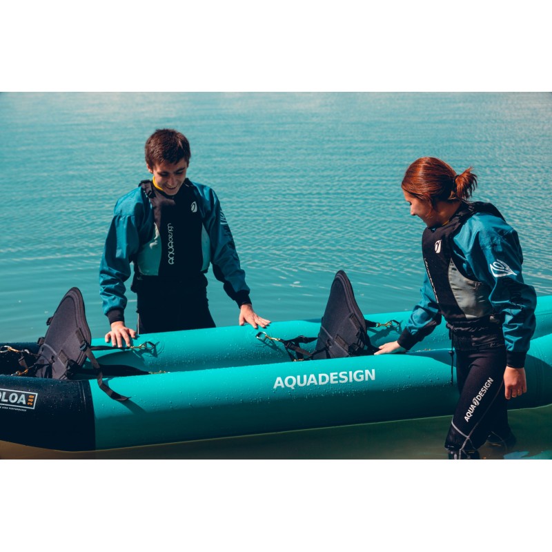 AQUA DESIGN KOLOA 360 Kajak na napuhavanje plavi dvosjed