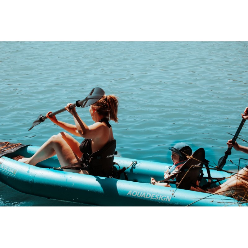 AQUA DESIGN KOLOA 400 Kajak na napuhavanje plavi trosjed