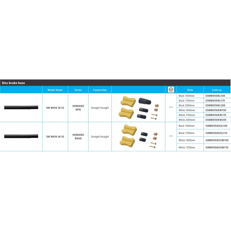 SHIMANO Bužir hidraulične kočnice SM-BH59-JK 1700mm
