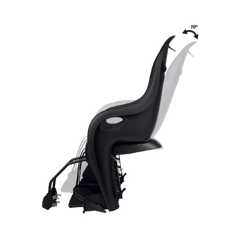 DIEFFE Sjedalica stražnja na ramu Bikey Relax RFM crno/siva