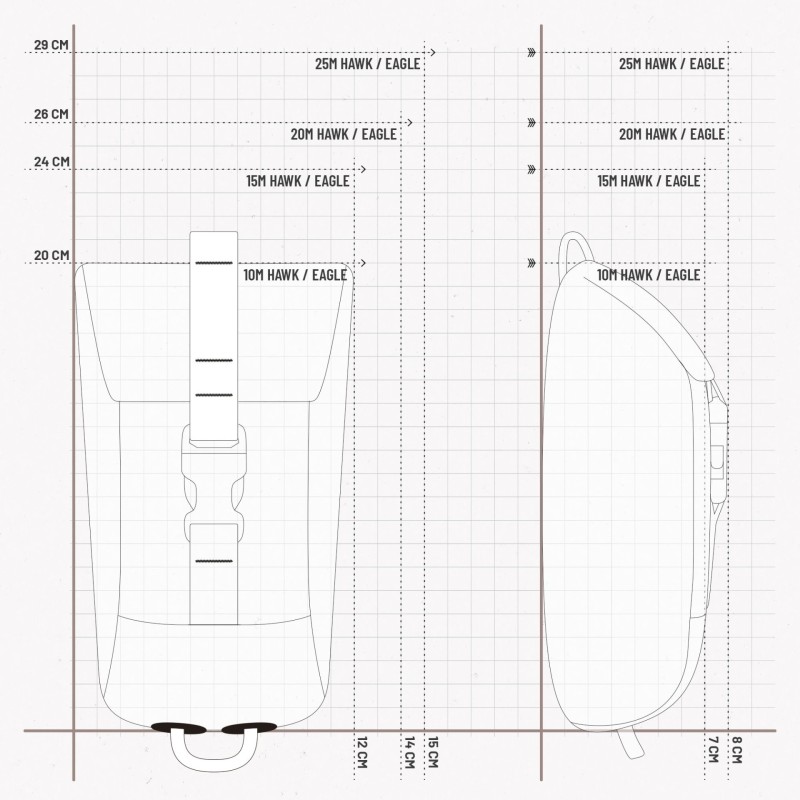 HIKO EAGLE Rescue Throw Rope uže