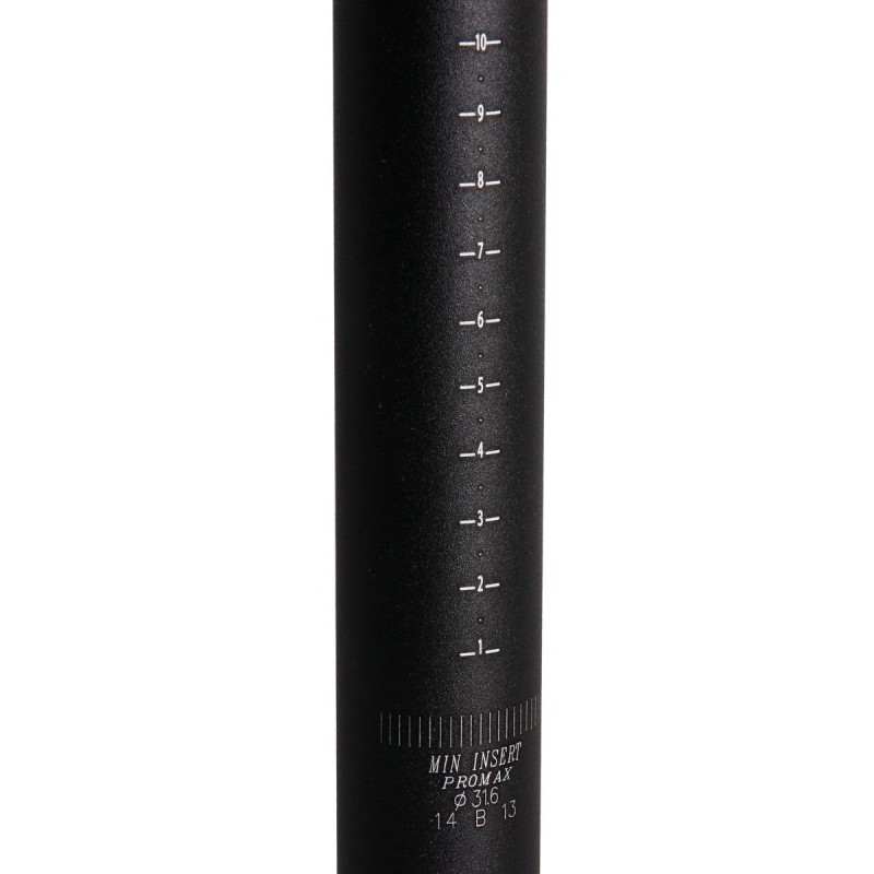 CROSSER Cijev sjedala 400mm - 31.6mm crna