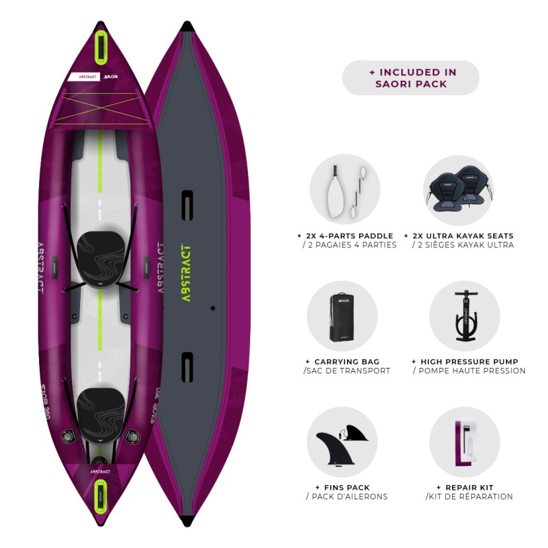 AQUA DESIGN Kajak na napuhavanje SAORI 360