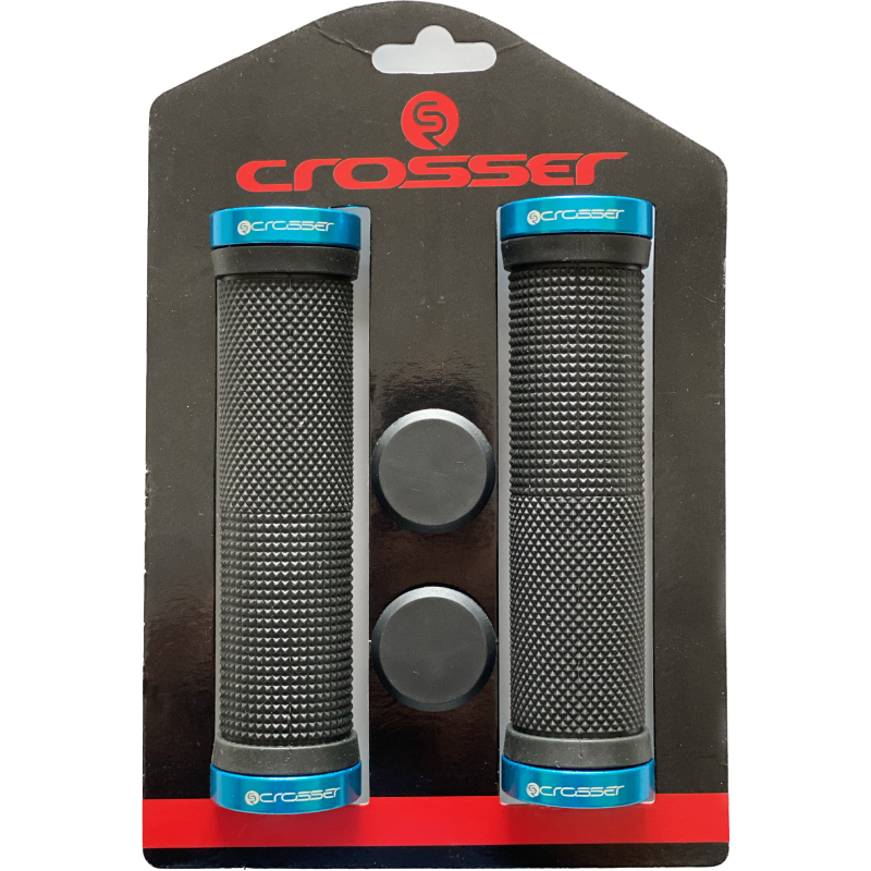 CROSSER Ručke gripovi HL-G201 black/turquoise