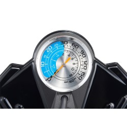 MERIDA DUAL GAUGE pumpa podna metalna crno/siva