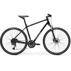 MERIDA CROSSWAY 300 III2 glossy black trekking bicikl (MY25)
