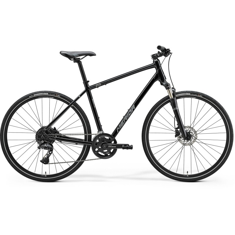 MERIDA CROSSWAY 300 III2 glossy black trekking bicikl (MY25)