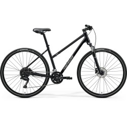 MERIDA CROSSWAY 100 III2 glosy black ženski trekking bicikl (MY25)