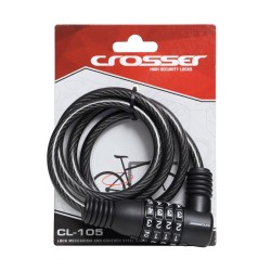CROSSER Lokot za bicikl CL-105 12 x 1800mm black