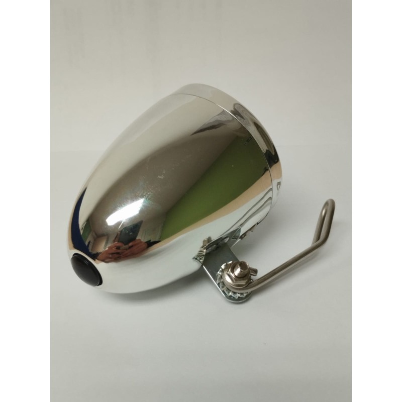 KENZEL Svjetlo prednje RETRO BE179 + držač silver