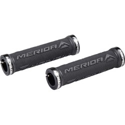 MERIDA Ručke gripovi LOCK-ON alloy clamp black