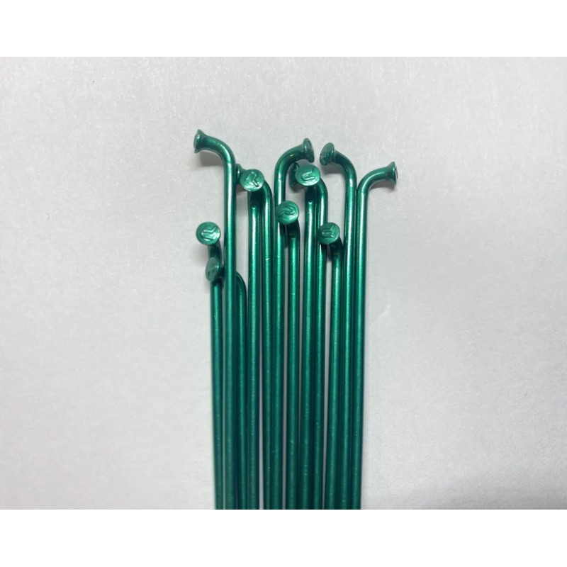 DARTMOOR Žbice Sandvik 260mm Steel green M 36pcs