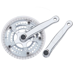 POINT Kurbla alu 170mm srebrna