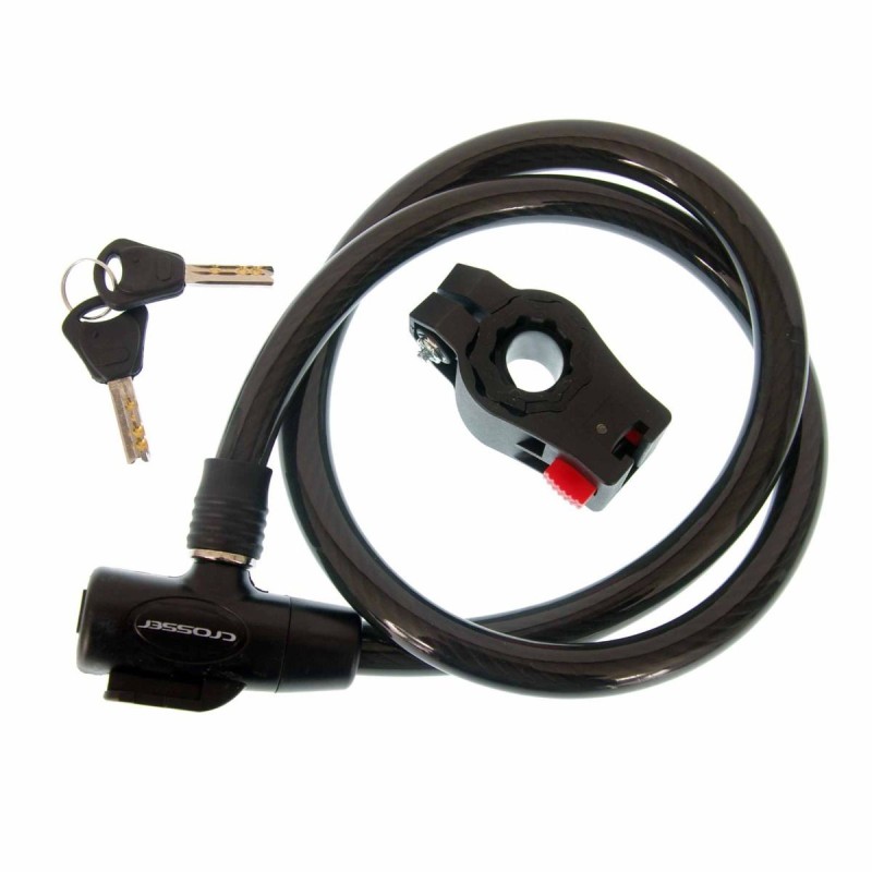 CROSSER Lokot za bicikl CL-823 15 x 900 mm crni - na ključ