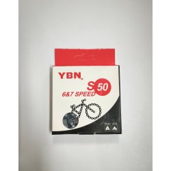 YBN Lanac 1/2 x 3/32" 6/7sp 116 links S-50