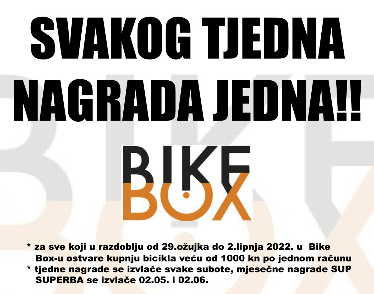 Matis Blog: NAGRADNA IGRA - SVAKOG TJEDNA NAGRADA JEDNA U BIKE BOX-U!!!