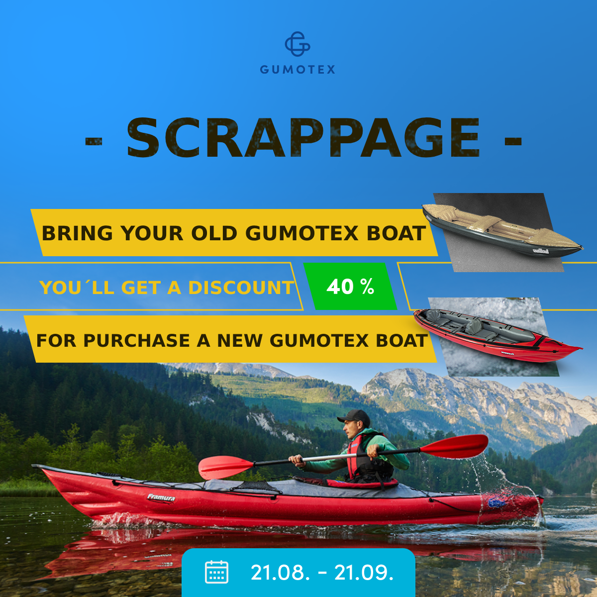 Matis Blog: Zamijeni svoj stari Gumotex čamac za novi uz 40% popusta